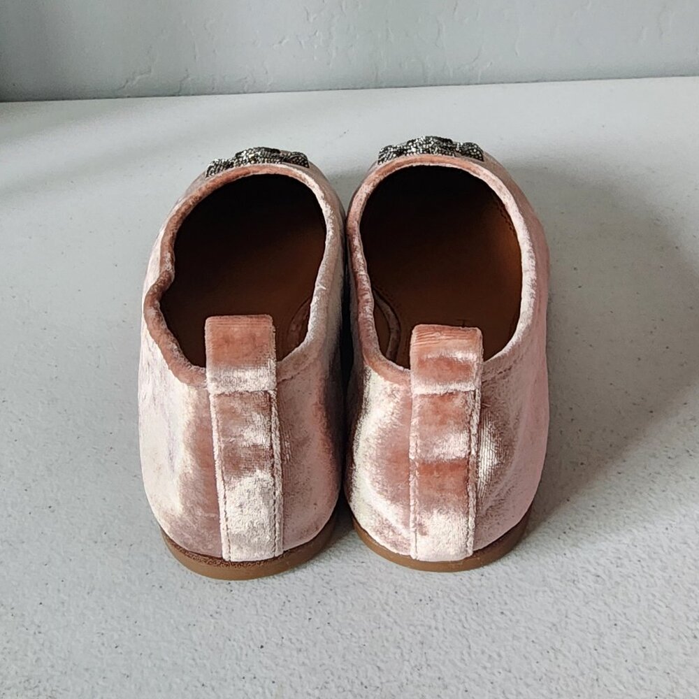 Tory Burch Velvet Ballet Flats "EUC" - Picture 8 of 16